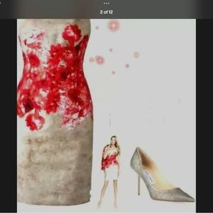 Carlisle Garden party Dress Us Sz 4 UK6 Retail $575  Floral.